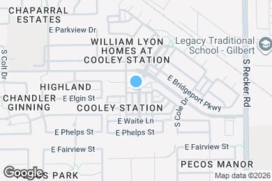 Map image of the property - 2862 S Arroyo Ln