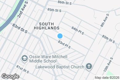 Map image of the property - 621 83rd Pl S