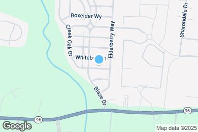 Map image of the property - 420 Creek Oak Dr