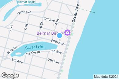 Map image of the property - 104 5th Ave Belmar