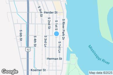 Map image of the property - 702 S 1st St