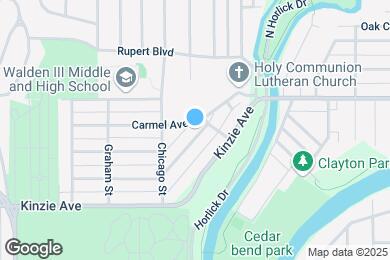 Map image of the property - 2112 Clarence Ave