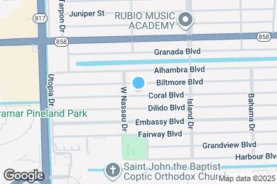 Map image of the property - 7773 Coral Blvd