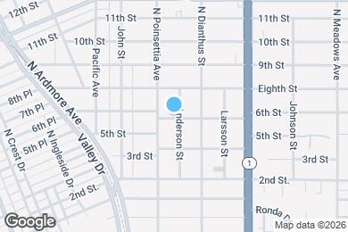 Map image of the property - 601 Anderson St