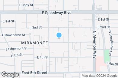 Map image of the property - 3649 E 3rd St