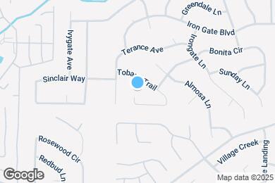 Map image of the property - 10583 Tobano Trail