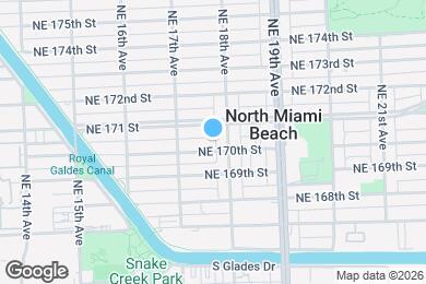 Map image of the property - 1761 NE 170th St