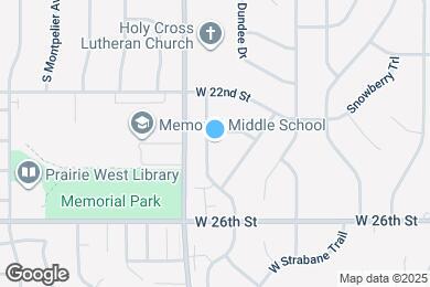 Map image of the property - 1602 S Campbell Trail
