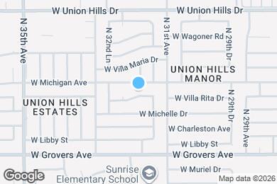 Map image of the property - 3140 W Villa Rita Dr