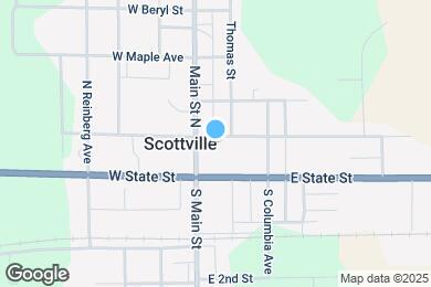 Map image of the property - 104 E Broadway Ave