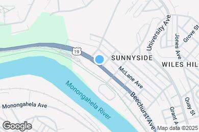 Map image of the property - 711 Beechurst Ave