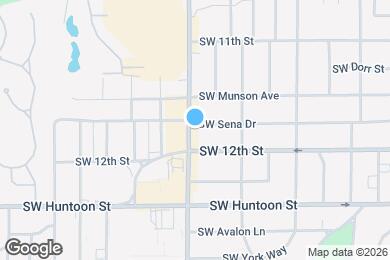 Map image of the property - 3839 SW Sena Dr