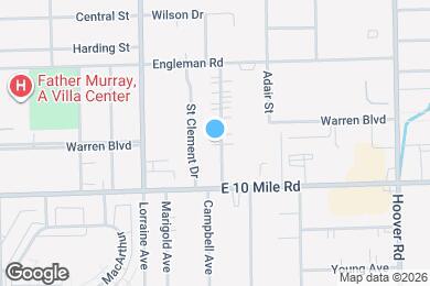 Map image of the property - 25125 Campbell Ave