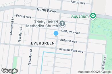 Map image of the property - 431 N Evergreen St