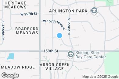 Map image of the property - 16471 W 158th Terrace
