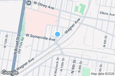 Map image of the property - 5407 N 11th St