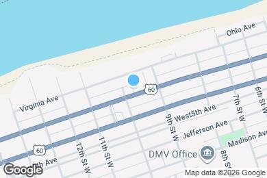 Map image of the property - 970 Washington Ave