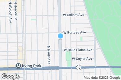 Map image of the property - 4139 N Ashland Ave