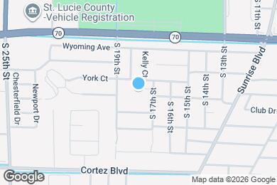 Map image of the property - 2513 S 17th St