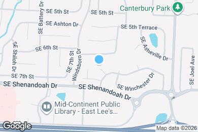 Map image of the property - 2512 SE Kimbrough Ct