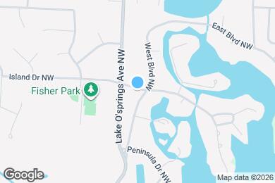 Map image of the property - 5920 Island Dr NW