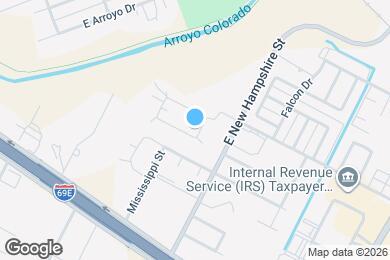 Map image of the property - 3517 S Arroyo Park Ln