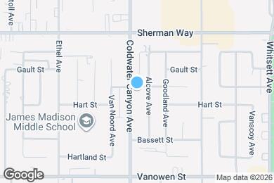 Map image of the property - 7020 Coldwater Canyon Ave