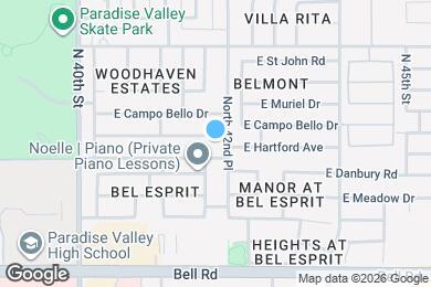 Map image of the property - 4149 E Hartford Ave
