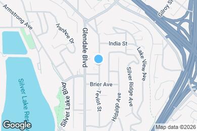 Map image of the property - 2441 Silver Lake Blvd