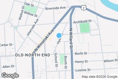 Map image of the property - 57 Hyde St