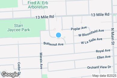 Map image of the property - 3041 Sylvan Dr