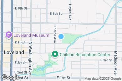 Map image of the property - 817 E 5th St