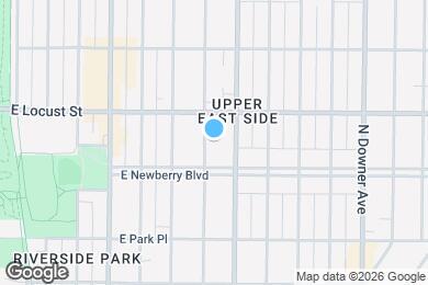 Map image of the property - 2830 N Frederick Ave