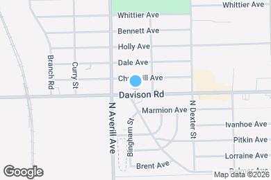 Map image of the property - 3401 Davison Rd