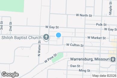 Map image of the property - 408 W Market St