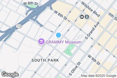 Map image of the property - 901 S Flower St