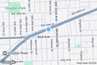 Map image of the property - Welcome Home to Coconut Grove — 3270 West Trade Avenue, Miami, FL 33133