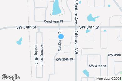 Map image of the property - 810 SW 36th St