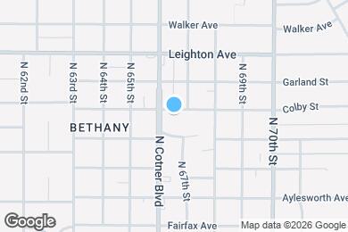 Map image of the property - 6617 Colby St