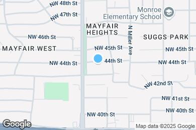 Map image of the property - 2820 NW 44th St