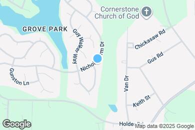Map image of the property - 601 Crossing Dr