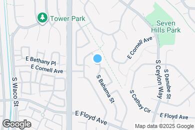 Map image of the property - 2977 S Bahama St