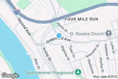 Map image of the property - 184 Greenfield Ave