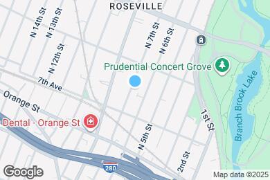 Map image of the property - 187 N 7th St