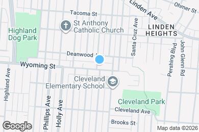 Map image of the property - 2305 Wyoming St