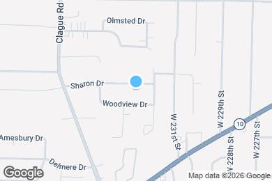 Map image of the property - 23277 Sharon Dr