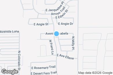 Map image of the property - 2575 N Lupita Pl