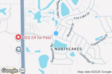 Map image of the property - 16128 Foxfire Dr