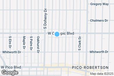 Map image of the property - 419 S Almont Dr