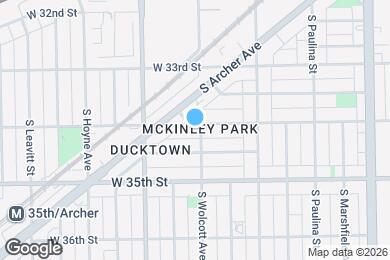 Map image of the property - 3400 S Wolcott Ave